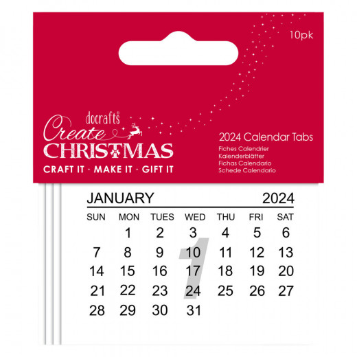 2024 Calendar Tabs